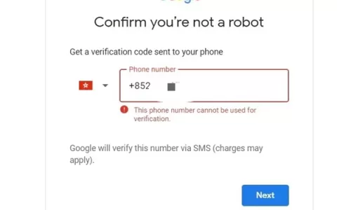香港号码无法注册谷歌邮箱Gmail的解决办法