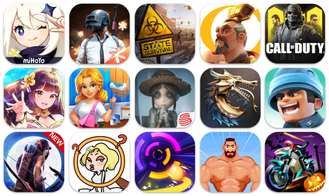 2020年10月成功出海的中国手游TOP30：末日生存SLG两年收入翻10倍，中度手游成为出海新风口