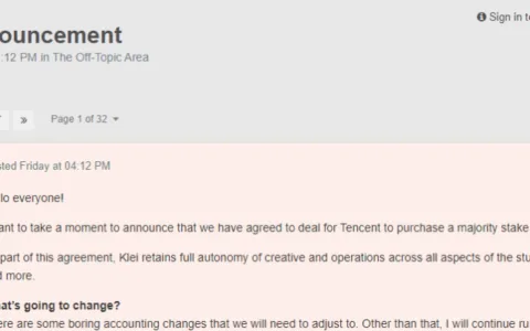 股价突破700港元的腾讯，又收购《饥荒》开发商大部分股权