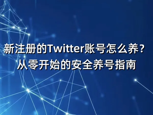 新注册的Twitter账号怎么养？从零开始的安全养号指南