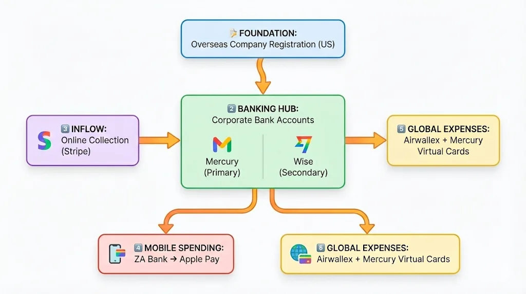 从海外公司注册到 Stripe 收款，跑通了出海收付款全流程（实操分享）