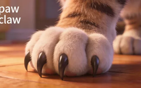 paw与claw解构对比及例句讲解