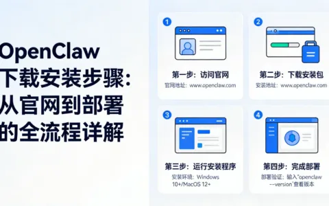 OpenClaw下载安装步骤：从官网到部署的全流程详解